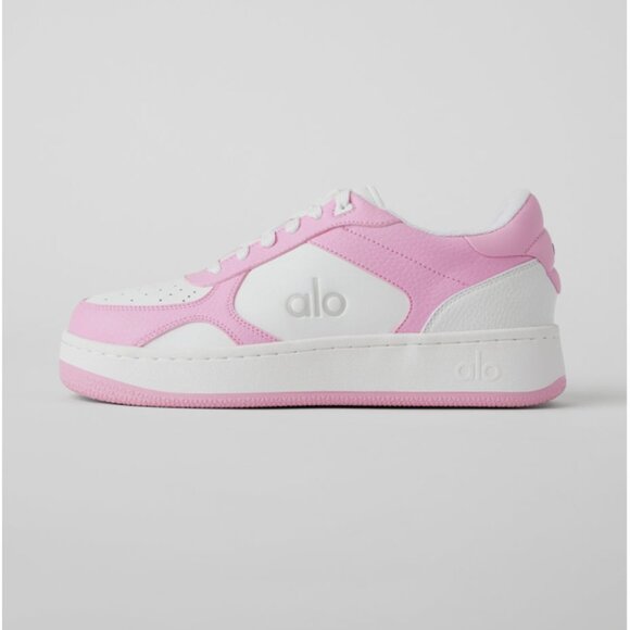 NEW Alo Recovery Mode Sneakers Pink White Contrast Colorblock Athletic Shoes 5.5 - Picture 2 of 16